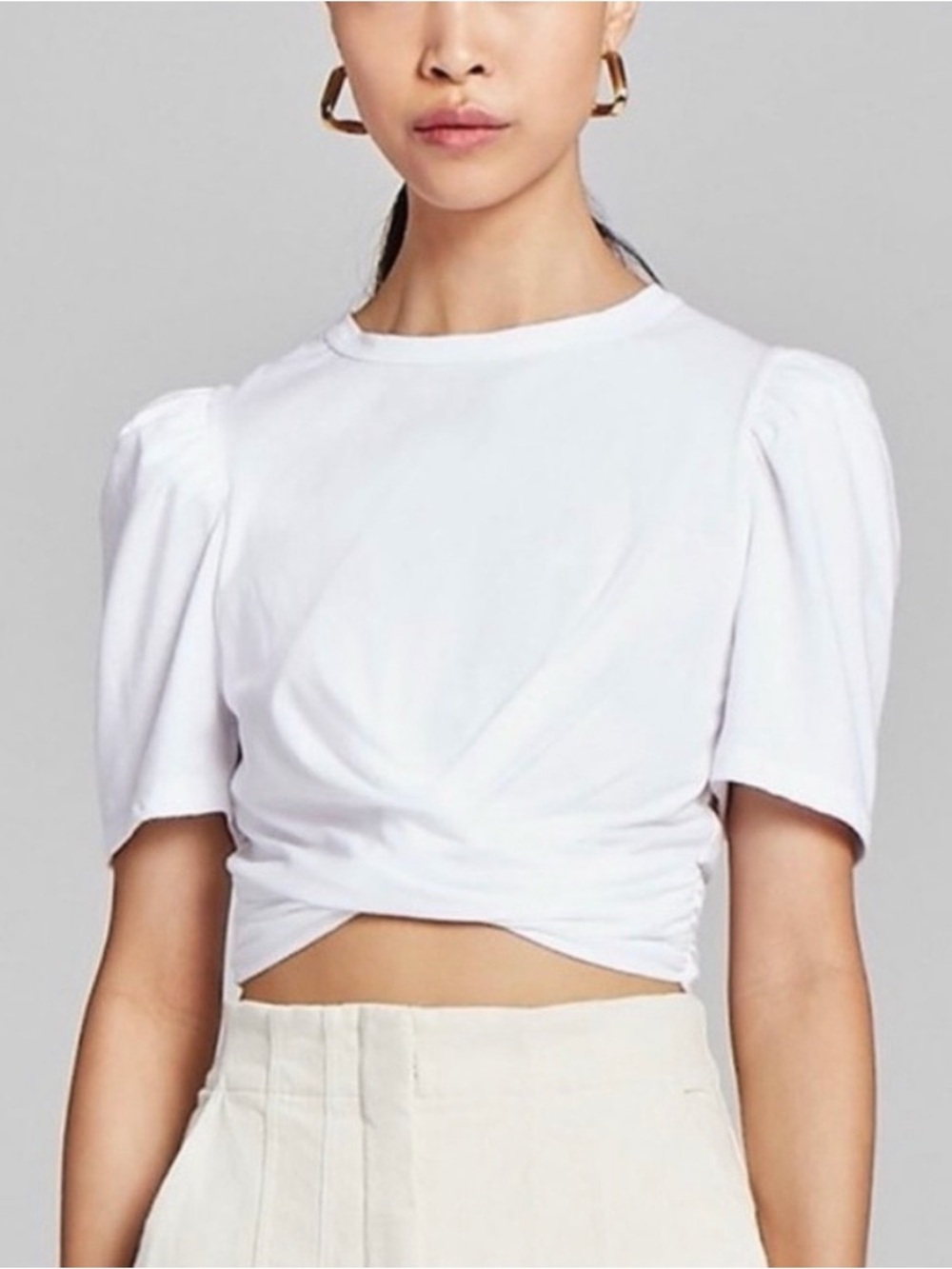 A.L.C. Monica tie back White tee size S excellent condition